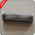 stainless steel perforated filter cylinder